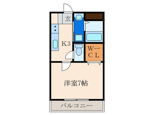 ボニート到津の物件間取画像